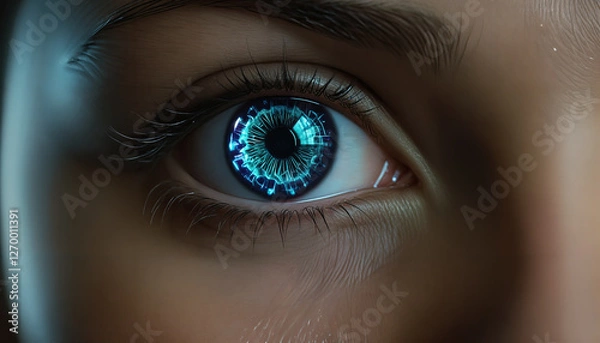 Obraz The Future of Space and Technology with Artificial Intelligence