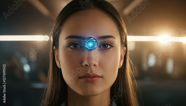 Obraz The Future of Space and Technology with Artificial Intelligence