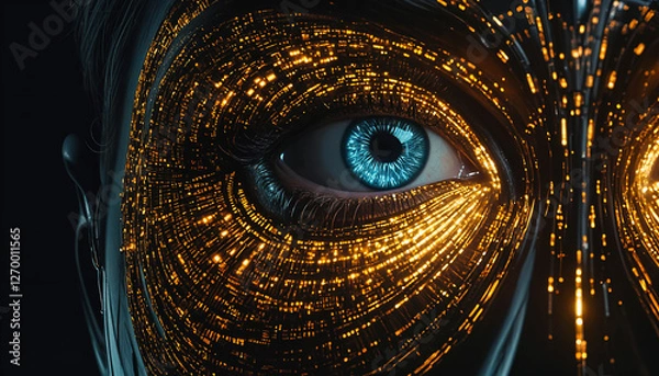 Obraz The Future of Space and Technology with Artificial Intelligence
