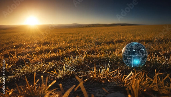 Obraz The Future of Space and Technology with Artificial Intelligence