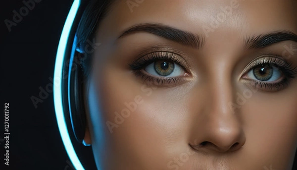 Obraz The Future of Space and Technology with Artificial Intelligence