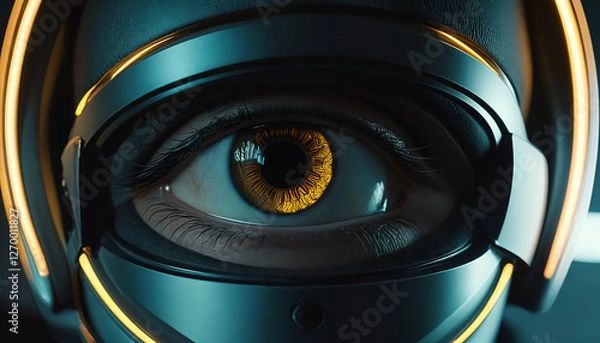 Obraz The Future of Space and Technology with Artificial Intelligence