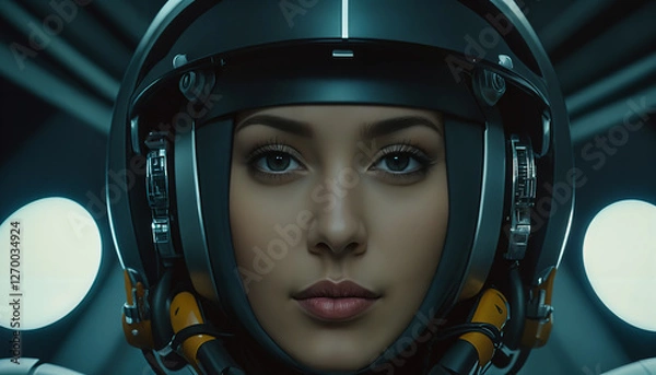 Obraz The Future of Space and Technology with Artificial Intelligence