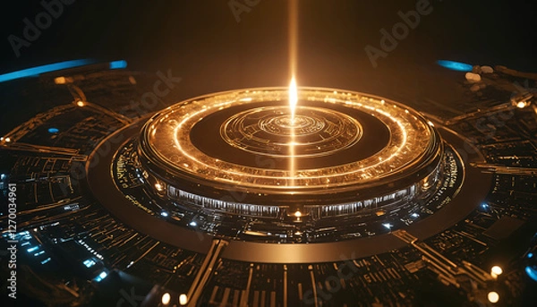 Obraz The Future of Space and Technology with Artificial Intelligence