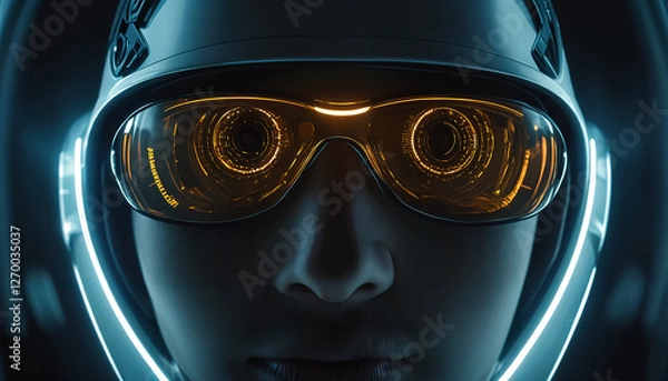 Obraz The Future of Space and Technology with Artificial Intelligence