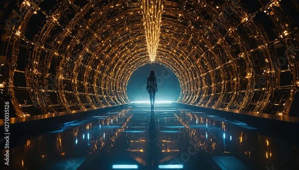 Obraz The Future of Space and Technology with Artificial Intelligence