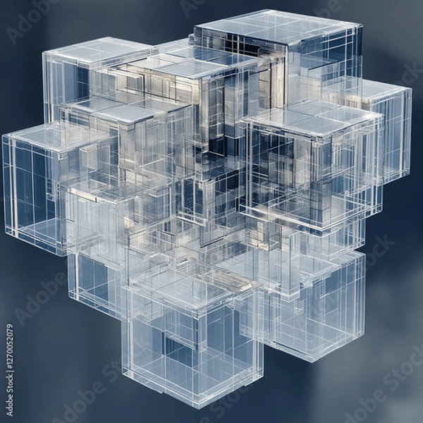 Obraz Abstract Cube Art 