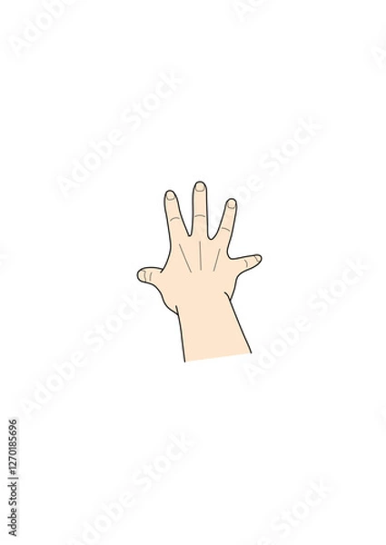 Obraz hand_135_colour