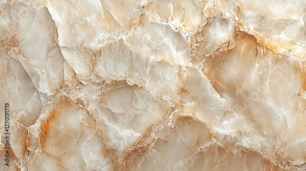 Fototapeta Close-up of a beautifully textured onyx stone surface showcasing natural patterns and colors