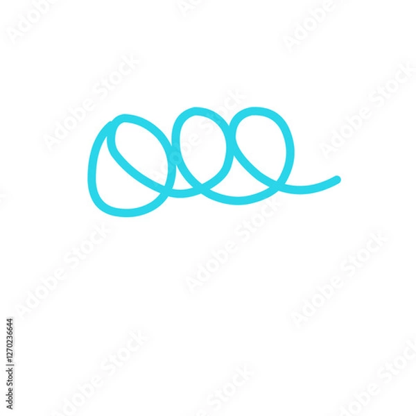 Obraz cute line doodle elements