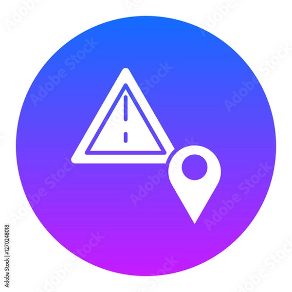 Fototapeta Caution Icon