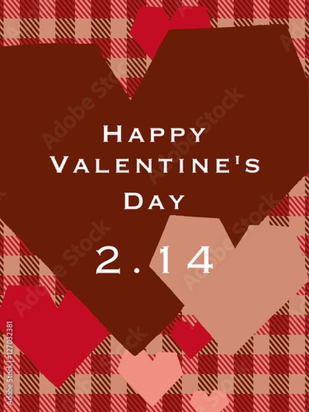 Fototapeta バレンタイン　イラスト