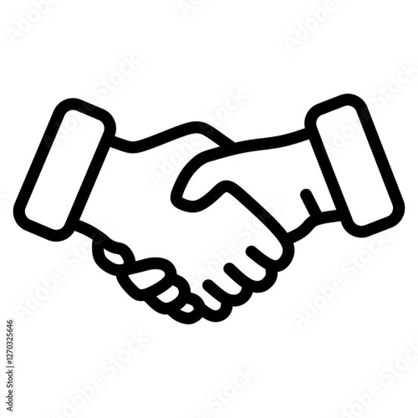 Fototapeta Handshake Icon