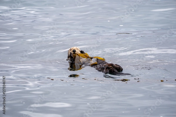 Obraz sea otter in ocean