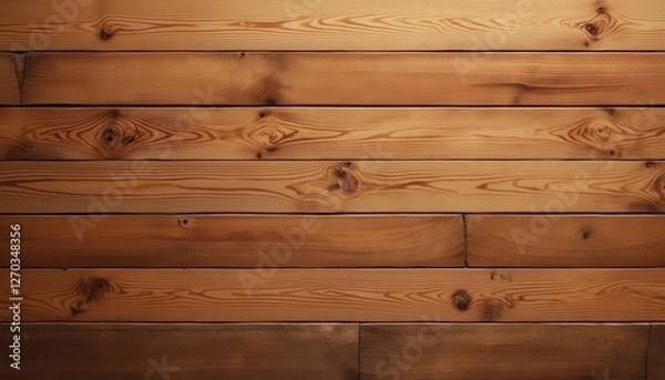 Fototapeta Rustic Light Brown Wood Planks