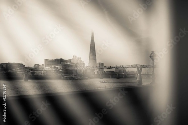 Fototapeta London Skyline Reflection