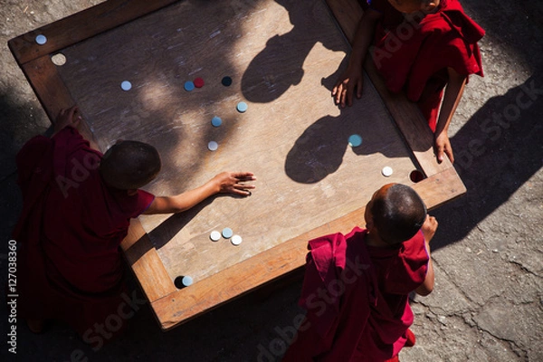 Obraz Living in a Buddhist monastery
