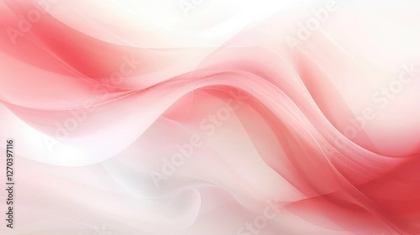Obraz ethereal white and red abstract background