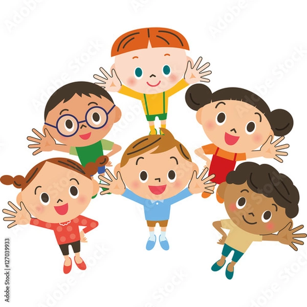 Fototapeta 子供集合