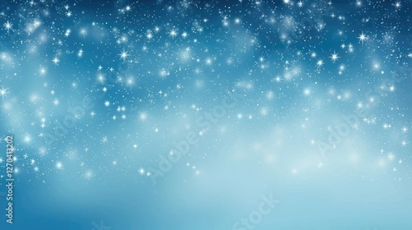 Fototapeta twinkling soft blue background