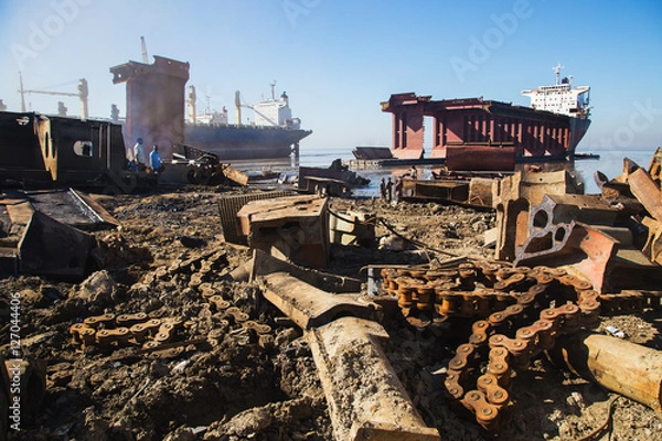 Obraz Chittagong Ship Breaking Yard
