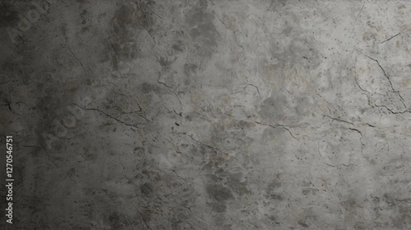 Fototapeta A detailed, high-resolution gray cement texture background featuring an exposed concrete wall with an old grunge effect. Ideal for modern, industrial, and luxury design projects, with ample space for 