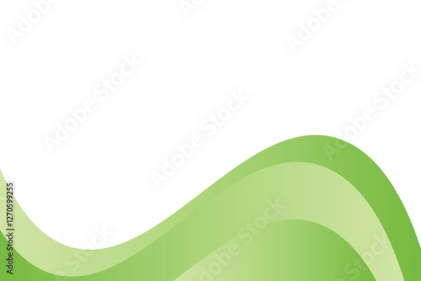 Fototapeta abstract green background with waves