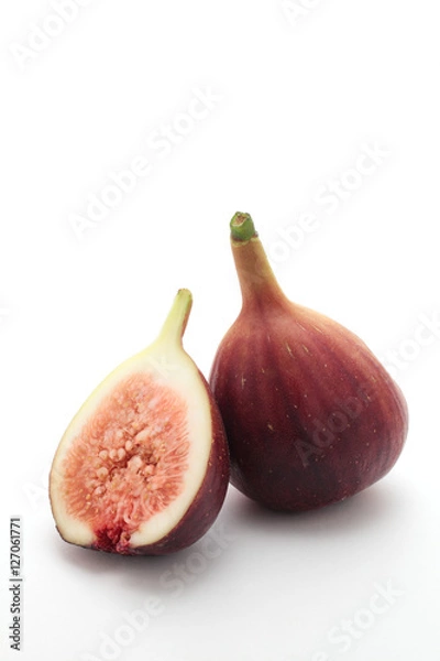Obraz 白背景のイチジク
