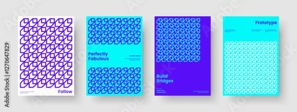 Fototapeta Abstract Business Presentation Template. Modern Banner Design. Isolated Brochure Layout. Background. Book Cover. Flyer. Poster. Report. Journal. Brand Identity. Notebook. Advertising. Pamphlet