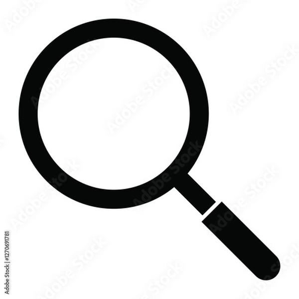 Fototapeta Search vector icon, Search magnifying glass icon, Search icon magnifying glass vector
