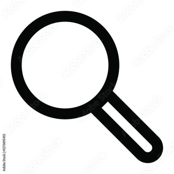 Fototapeta Search vector icon, Search magnifying glass icon, Search icon magnifying glass vector