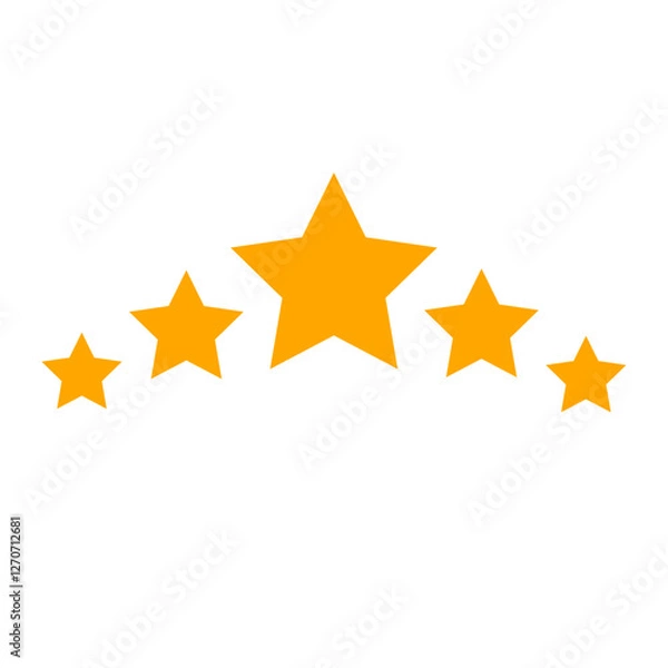 Fototapeta Star vector icon, Vector graphic of star icon, Star icon vector set design