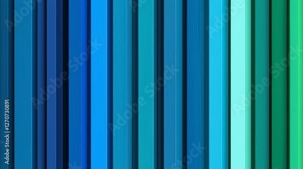 Fototapeta Vertical Blue-Green Gradient Stripes Texture, Abstract Background, Color Palette Abstract, Background