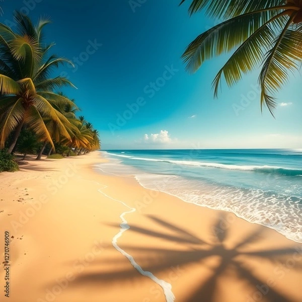 Fototapeta blue beach