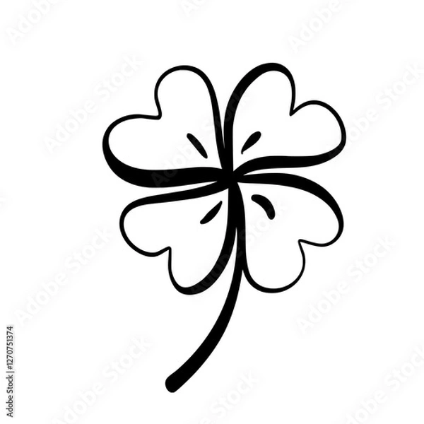 Fototapeta Clover leaf St. Patrick's Day Shamrock 