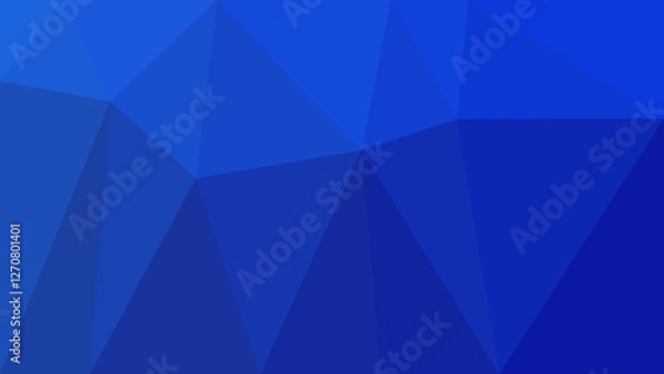 Fototapeta Gradient geometric blue background. Generative AI.