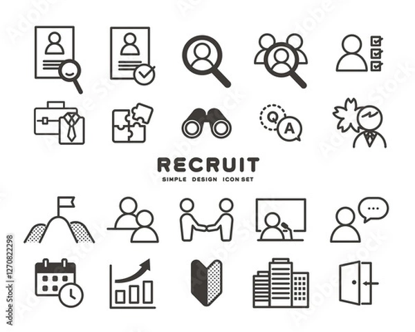 Obraz マーケティングビジネスアイコン