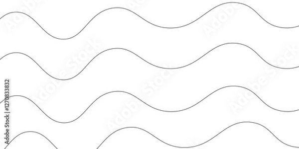 Fototapeta Modern Abstract Vector Wave Design with Dynamic Curves and Geometric Line Patterns Background. Spiral and Zigzag Line Art with Trendy Squiggle Patterns for a Unique Graphic Design Concept.