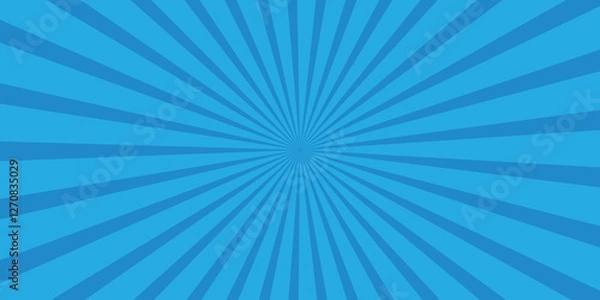 Fototapeta Radiant Sunburst Illustration with Fiery Solar Rays, Warm Summer Glow, and Abstract Sunshine Background design. Vector Starburst Design with a Shimmering Solar Backdrop.