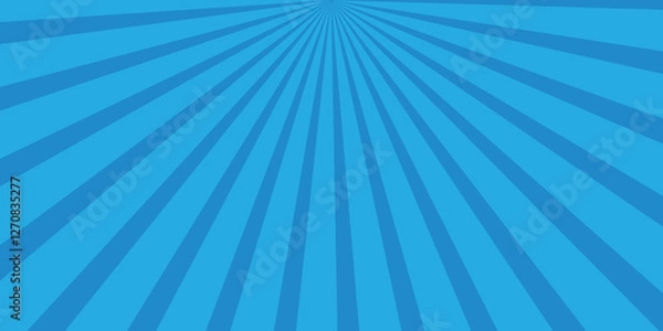 Fototapeta Radiant Sunburst Illustration with Fiery Solar Rays, Warm Summer Glow, and Abstract Sunshine Background design. Vector Starburst Design with a Shimmering Solar Backdrop.