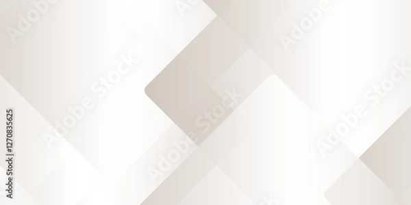 Fototapeta Abstract white tringle diamond shapes background .white modern technology concept geometric line vector background.