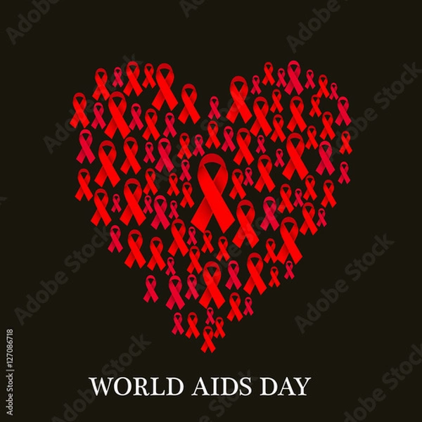 Fototapeta World AIDS Day.