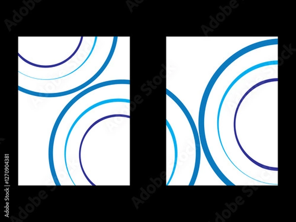 Fototapeta Colorful background. Vector illustration. Fun abstract circle pattern retro design, party, technology and carnival background.