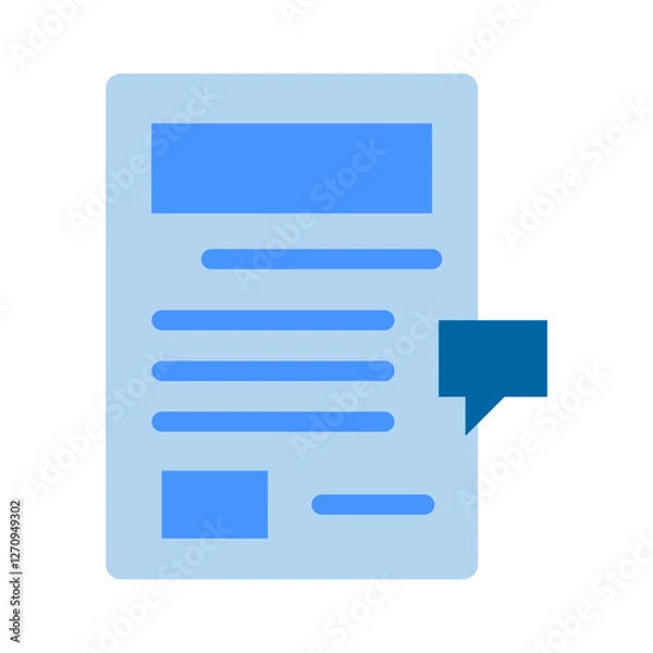 Fototapeta News Blog Vector Design Icon Style