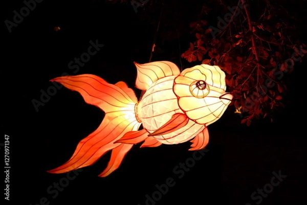 Fototapeta China's Yuanxiao (Filled round balls made of glutinous rice-flour for Lantern Festival) Festival lanterns.