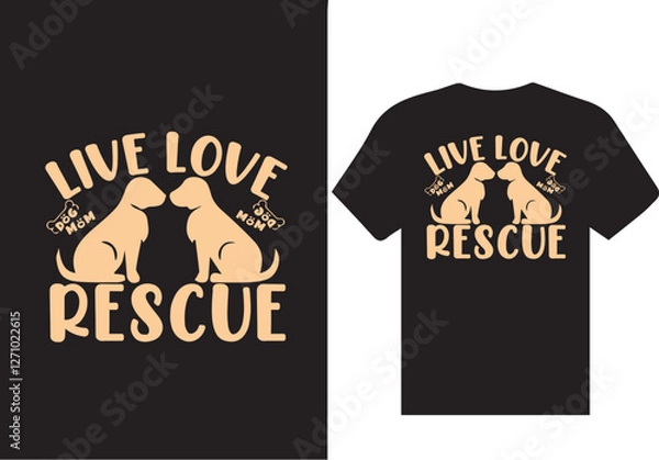 Fototapeta Awsome unick dogs t-shirt design vector quotes lettering t shirt design for print,,100% original eps vector file ,