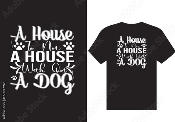 Fototapeta Awsome unick dogs t-shirt design vector quotes lettering t shirt design for print,,100% original eps vector file ,