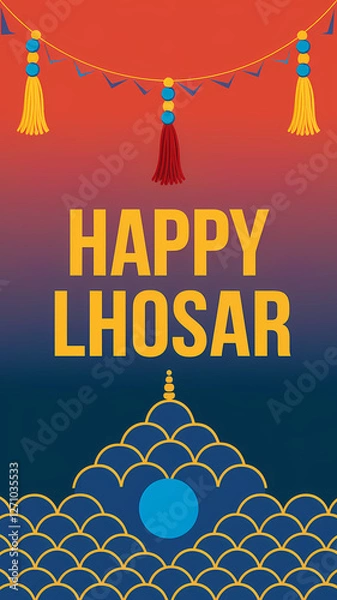Obraz Happy Lhosar