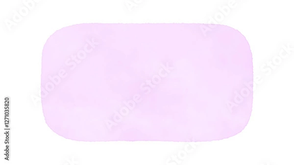 Fototapeta 手描きのシンプルな長方形の水彩テクスチャ - 紫色のかわいい背景やフレームのイラスト素材
