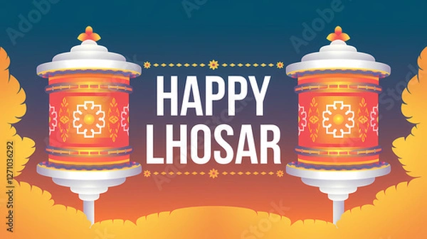 Obraz Happy Lhosar